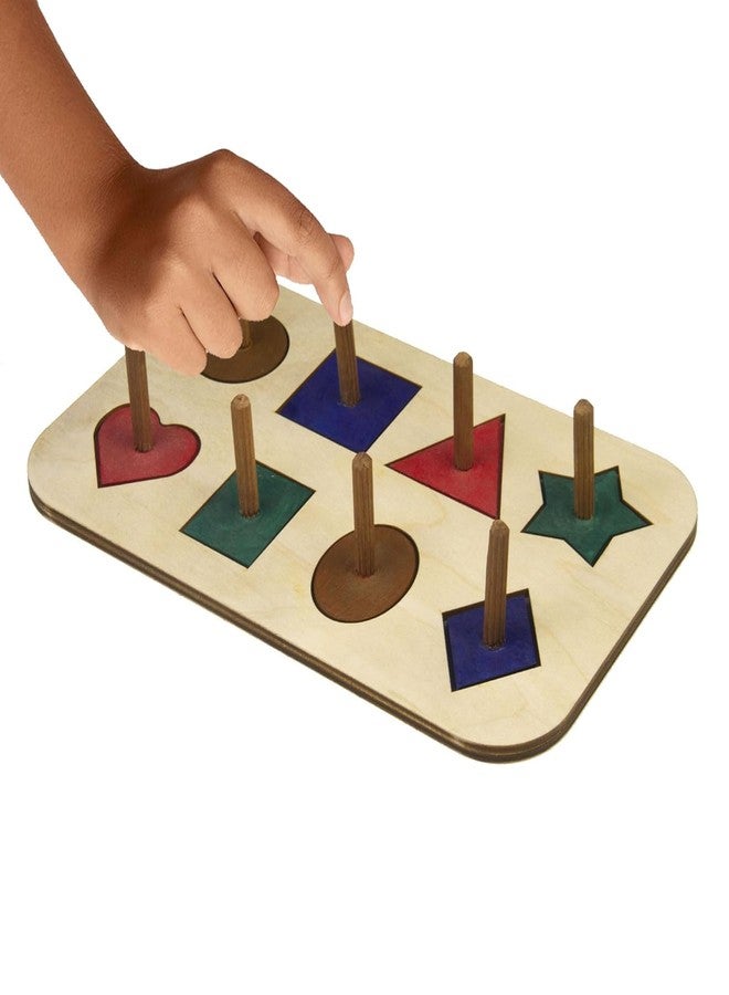 Keebori Shape Sorter Toy for Toddlers and Preschoolers, Educational Toy for Early Childhood Development, Wooden Handmade Educational Toys for Kids - Image 1